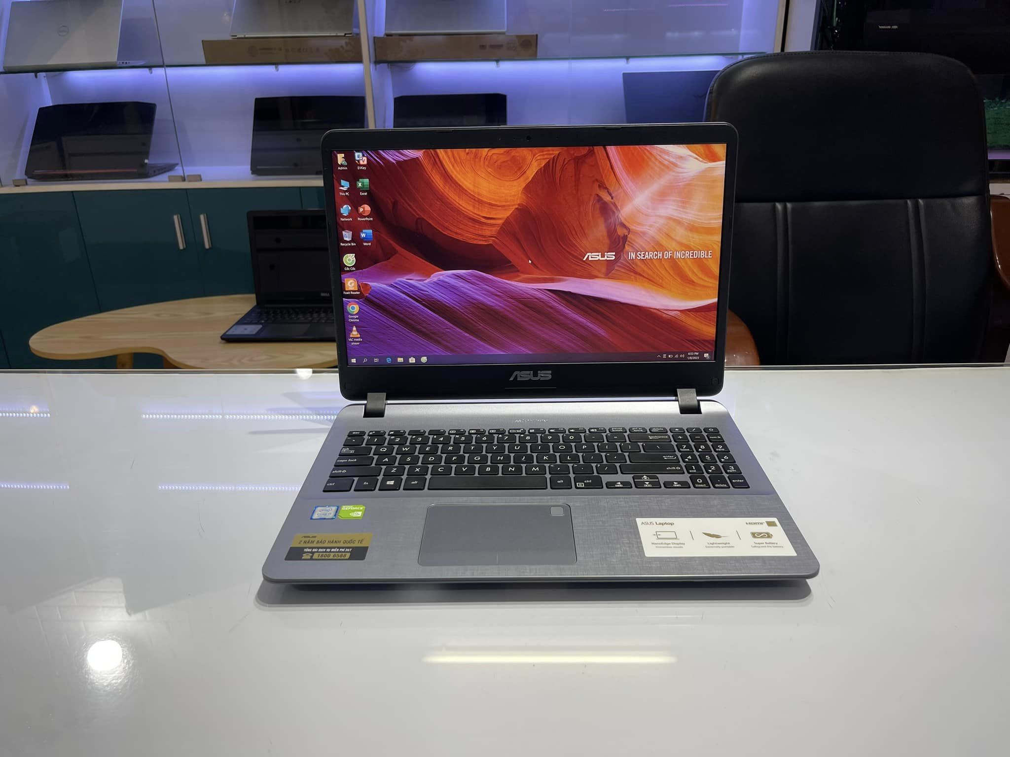 Laptop Asus X507UF Core i7 8550U/8GB/128G/VGA MX130 