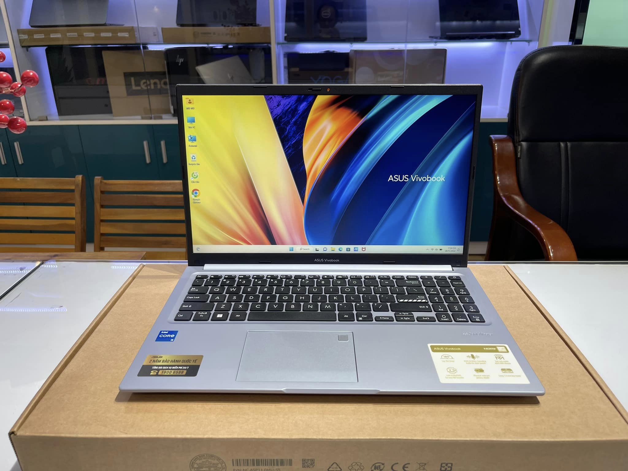 Laptop Asus Vivobook X1502ZA Core i5 1240P/8GB/512GB/BH 2024